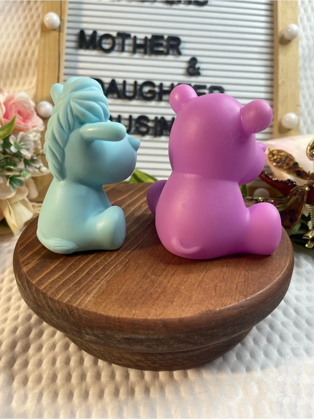 Infantino Hippo & Unicorn Soft Bath Toy Set – Lot of 2